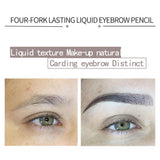 Maxbell Microblading Eyebrow Pen Micro-Fork Tip Waterproof Color 3D Four Point 1