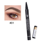Maxbell Microblading Eyebrow Pen Micro-Fork Tip Waterproof Color 3D Four Point 1