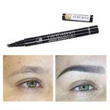 Maxbell Microblading Eyebrow Pen Micro-Fork Tip Waterproof Color 3D Four Point 1