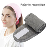 Maxbell SPA Facial Headband Stretch Washable for Facials Makeup Bath Gray