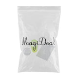Maxbell Nail Art Stamper Head with Scraper Soft Head Silicone Manicure DIY Yellow