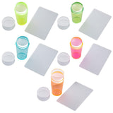 Maxbell Nail Art Stamper Head with Scraper Soft Head Silicone Manicure DIY Yellow