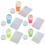 Maxbell Nail Art Stamper Head with Scraper Soft Head Silicone Manicure DIY Yellow
