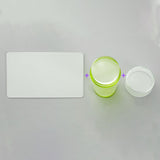 Maxbell Nail Art Stamper Head with Scraper Soft Head Silicone Manicure DIY Yellow