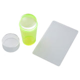 Maxbell Nail Art Stamper Head with Scraper Soft Head Silicone Manicure DIY Yellow