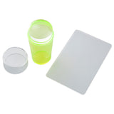 Maxbell Nail Art Stamper Head with Scraper Soft Head Silicone Manicure DIY Yellow