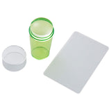 Maxbell Nail Art Stamper Head with Scraper Soft Head Silicone Manicure DIY Green