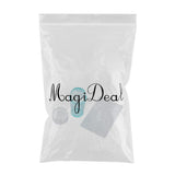 Maxbell Nail Art Stamper Head with Scraper Soft Head Silicone Manicure DIY Blue