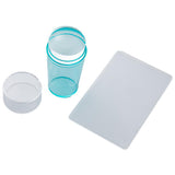 Maxbell Nail Art Stamper Head with Scraper Soft Head Silicone Manicure DIY Blue