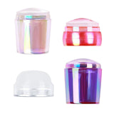 Maxbell Professional Nail Art Stamper Head Silicone for Manicure 4x3.5cm  Multicolor