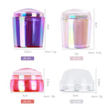 Maxbell Professional Nail Art Stamper Head Silicone for Manicure 2.5x4cm  Pink