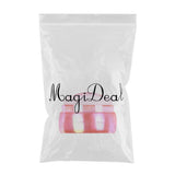 Maxbell Professional Nail Art Stamper Head Silicone for Manicure 2.5x4cm  Pink