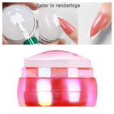 Maxbell Professional Nail Art Stamper Head Silicone for Manicure 2.5x4cm  Pink