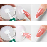 Maxbell Professional Nail Art Stamper Head Silicone for Manicure 2.5x4cm  White