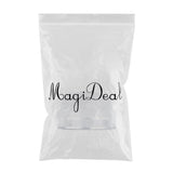 Maxbell Professional Nail Art Stamper Head Silicone for Manicure 2.5x4cm  White