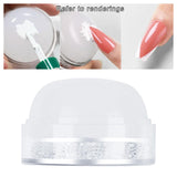 Maxbell Professional Nail Art Stamper Head Silicone for Manicure 2.5x4cm  White