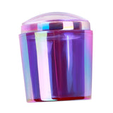 Maxbell Professional Nail Art Stamper Head Silicone for Manicure 4x3.5cm  Purple