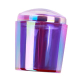 Maxbell Professional Nail Art Stamper Head Silicone for Manicure 4x3.5cm  Purple