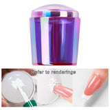 Maxbell Professional Nail Art Stamper Head Silicone for Manicure 4x3.5cm  Purple
