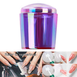 Maxbell Professional Nail Art Stamper Head Silicone for Manicure 4x3.5cm  Purple