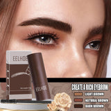 Maxbell Eyebrow Stamp Shaping Kit Waterproof for Hairlines Eye Makeup  Light Brown