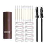 Maxbell Eyebrow Stamp Shaping Kit Waterproof for Hairlines Eye Makeup  Light Brown