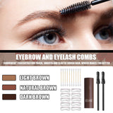 Maxbell Eyebrow Stamp Shaping Kit Waterproof for Hairlines Eye Makeup  Light Brown