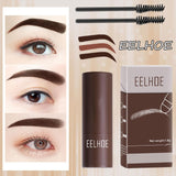Maxbell Eyebrow Stamp Shaping Kit Waterproof for Hairlines Eye Makeup  Dark Brown