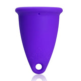 Maxbell Women Menstrual Cup Reusable Soft Cups for Travel Food Grade Silicone Purple