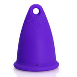 Maxbell Women Menstrual Cup Reusable Soft Cups for Travel Food Grade Silicone Purple