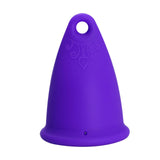 Maxbell Women Menstrual Cup Reusable Soft Cups for Travel Food Grade Silicone Purple
