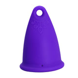 Maxbell Women Menstrual Cup Reusable Soft Cups for Travel Food Grade Silicone Purple
