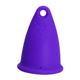 Maxbell Women Menstrual Cup Reusable Soft Cups for Travel Food Grade Silicone Purple