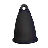 Maxbell Women Menstrual Cup Reusable Soft Cups for Travel Food Grade Silicone Black