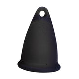 Maxbell Women Menstrual Cup Reusable Soft Cups for Travel Food Grade Silicone Black