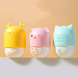 Maxbell Makeup Sponge Holder Dust-Proof Portable Cute for Travel Drying yellow deer