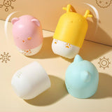 Maxbell Makeup Sponge Holder Dust-Proof Portable Cute for Travel Drying yellow deer