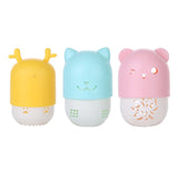Maxbell Makeup Sponge Holder Dust-Proof Portable Cute for Travel Drying yellow deer
