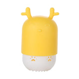 Maxbell Makeup Sponge Holder Dust-Proof Portable Cute for Travel Drying yellow deer