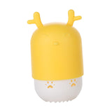 Maxbell Makeup Sponge Holder Dust-Proof Portable Cute for Travel Drying yellow deer