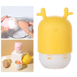 Maxbell Makeup Sponge Holder Dust-Proof Portable Cute for Travel Drying yellow deer