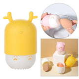 Maxbell Makeup Sponge Holder Dust-Proof Portable Cute for Travel Drying yellow deer