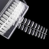 Maxbell 504Pcs Transparent False Nail Tips for Parties Lady Square