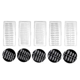 Maxbell 504Pcs Transparent False Nail Tips for Parties Lady Square