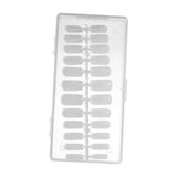 Maxbell 504Pcs Transparent False Nail Tips for Parties Lady Square