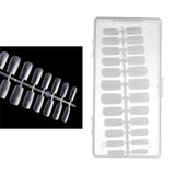 Maxbell 504Pcs Transparent False Nail Tips for Parties Lady Square
