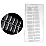 Maxbell 504Pcs Transparent False Nail Tips for Parties Lady Square