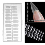 Maxbell 504Pcs Transparent False Nail Tips for Parties Lady Square