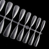 Maxbell 504Pcs Transparent False Nail Tips for Parties Lady Water droplets