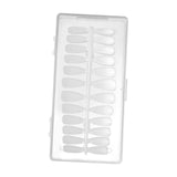 Maxbell 504Pcs Transparent False Nail Tips for Parties Lady Water droplets